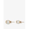 Asymmetrical earrings with Cassandre detail