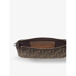 FF jacquard fabric Pouch Baguette