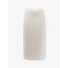 Blainef bouclé wool midi skirt