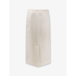 Blainef bouclé wool midi skirt