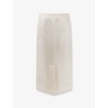Blainef bouclé wool midi skirt