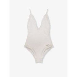 Swimsuit with Logo detail