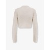 Cotton blend cardigan with rhinestones