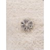 Cotton blend cardigan with rhinestones