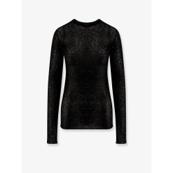 Pico wool top with rhinestones