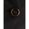 Fitted blazer with logoed buttons