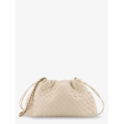 Dustbag leather pouch with Intrecciato motif