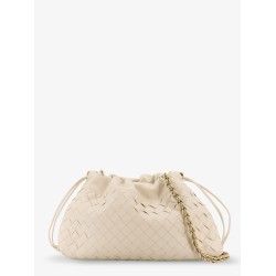 Dustbag leather pouch with Intrecciato motif