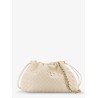 Dustbag leather pouch with Intrecciato motif