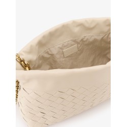 Dustbag leather pouch with Intrecciato motif