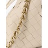Dustbag leather pouch with Intrecciato motif