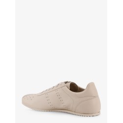 Leather low-top sneakers