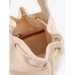 T Monogram Terry canvas bucket bag