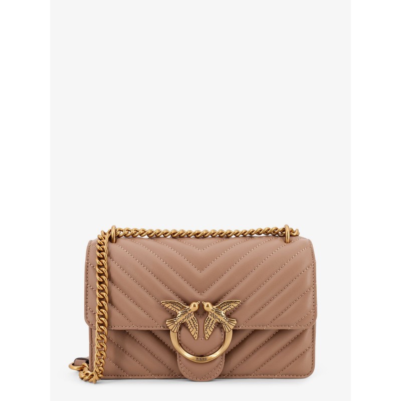 Love One Mini matelassé leather shoulder bag