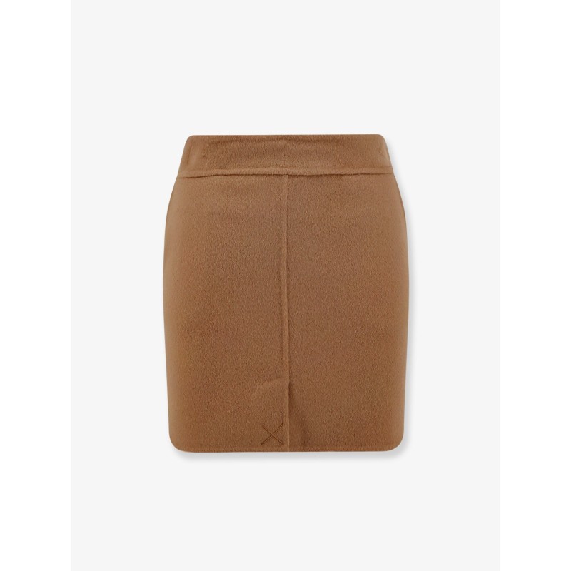 Wool mini skirt