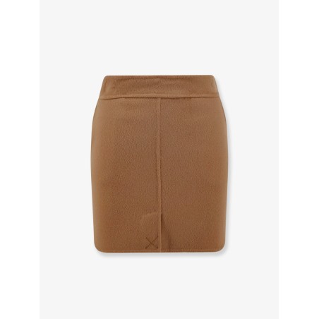 Wool mini skirt