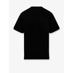 Cotton t-shirt with nylon inserts