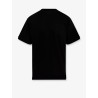 Cotton t-shirt with nylon inserts