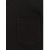 Cotton t-shirt with nylon inserts