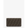 Baguette Wallet on Chain FF jacquard fabric shoulder bag