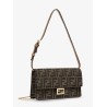 Baguette Wallet on Chain FF jacquard fabric shoulder bag