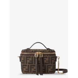 Vanity FF jacquard fabric shoulder bag