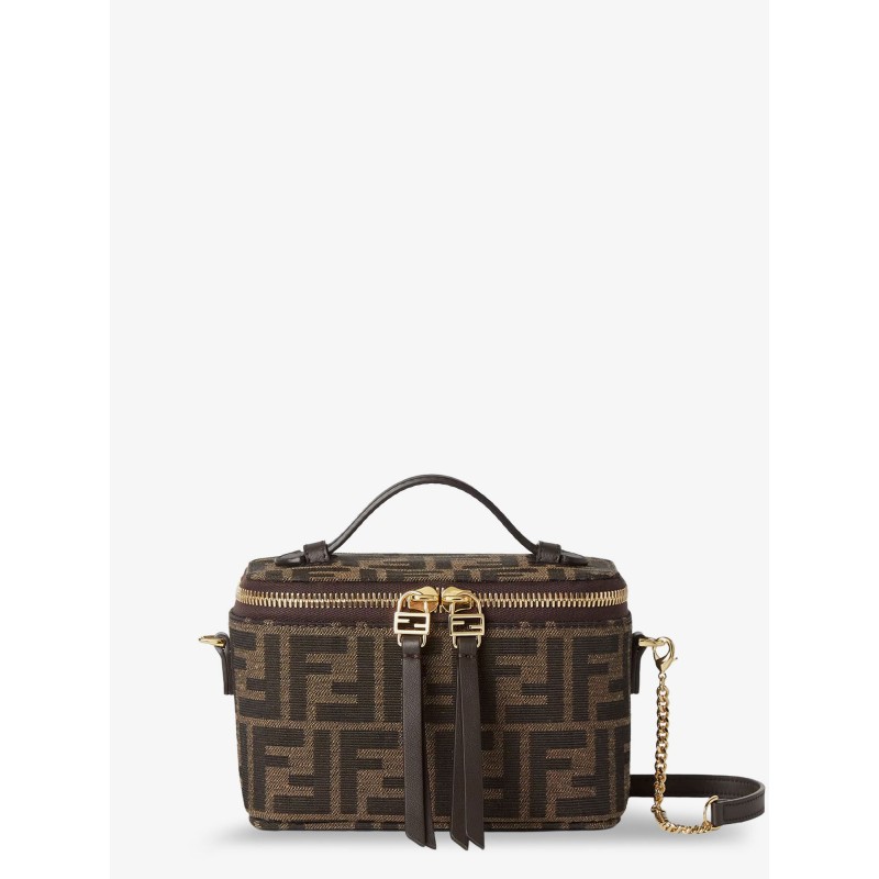 Vanity FF jacquard fabric shoulder bag
