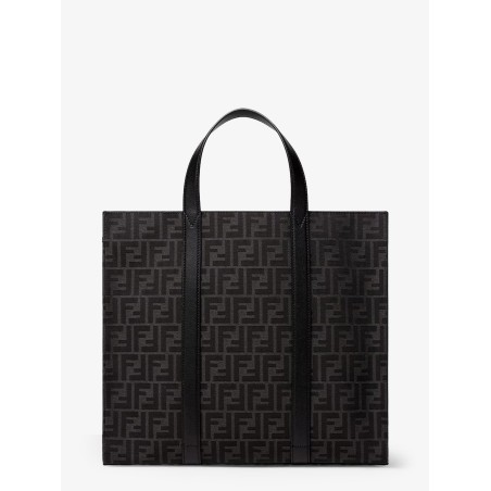 FF jacquard fabric shopping bag