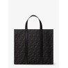 FF jacquard fabric shopping bag