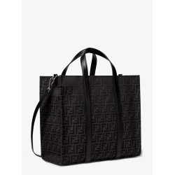 FF jacquard fabric shopping bag