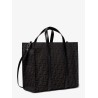 FF jacquard fabric shopping bag