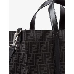 FF jacquard fabric shopping bag