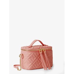 Vanity leather shoulder bag with FF motif