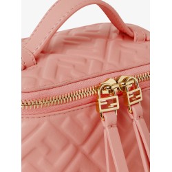 Vanity leather shoulder bag with FF motif
