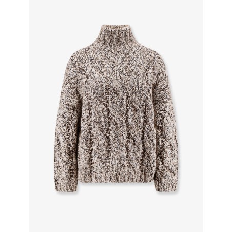Wool and cashmere sweater with sequins
