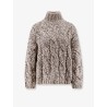 Wool and cashmere sweater with sequins