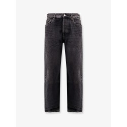 Long Mick black denim trousers