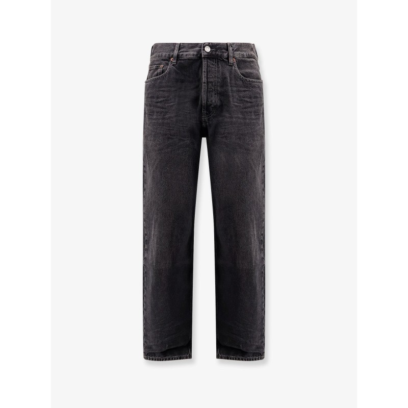 Long Mick black denim trousers