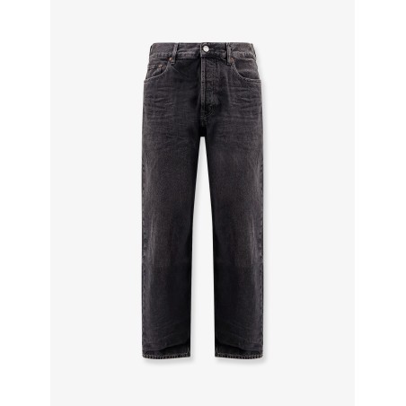 Long Mick black denim trousers