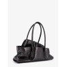 La Passeggiata Small laminated leather shoulder bag