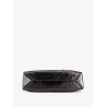 La Passeggiata Small laminated leather shoulder bag