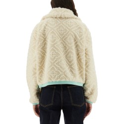 MONOGRAMMED FLEECE JACKET