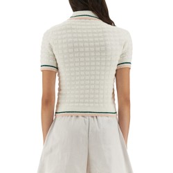COTTON BOUCLÉ POLO SHIRT