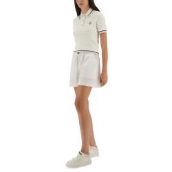 COTTON BOUCLÉ POLO SHIRT