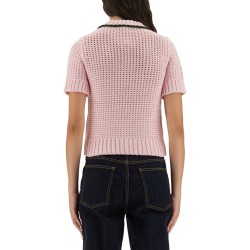 COTTON MOULINÉ POLO SHIRT