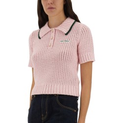 COTTON MOULINÉ POLO SHIRT