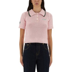 COTTON MOULINÉ POLO SHIRT