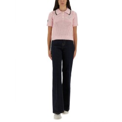 COTTON MOULINÉ POLO SHIRT