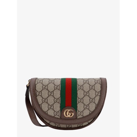 Ophidia Small Supreme GG fabric and leather shoulder bag