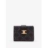 Trifold Triomphe coated canvas wallet